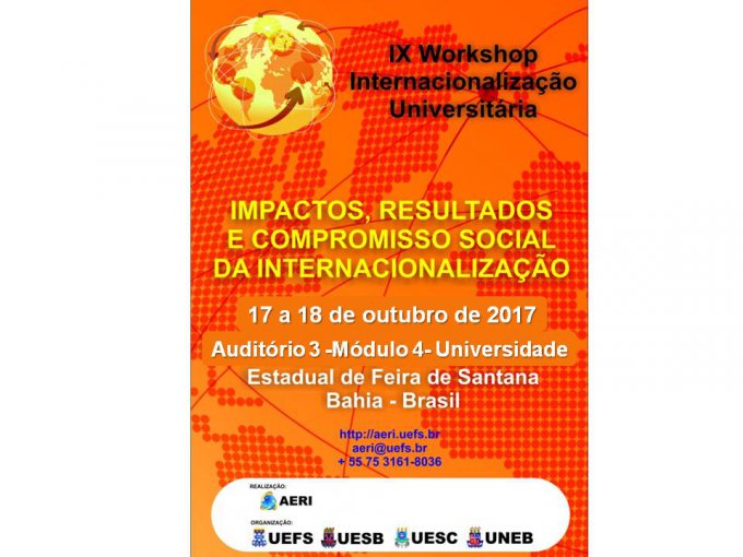 IX WORKSHOP INTERNACIONALIZAÇÃO UNIVERSITÁRIA