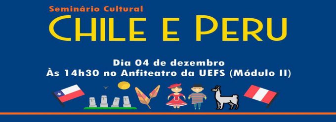 Seminário Cultural - 2018 - CHILE E PERU