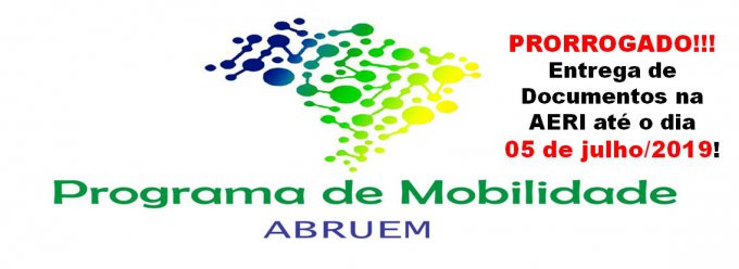 Edital ABRUEM 2019-1 - Mobilidade Nacional e Edital de Prorrogação