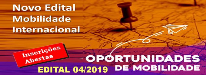 Novo Edital de Mobilidade Internacional UEFS - Edital 04/2019