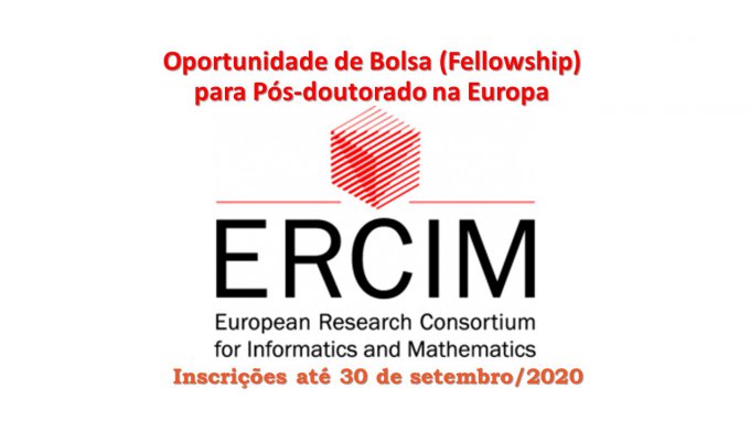 OPORTUNIDADE DE BOLSA (Fellowship) PARA PÓS-DOUTORADO NA EUROPA