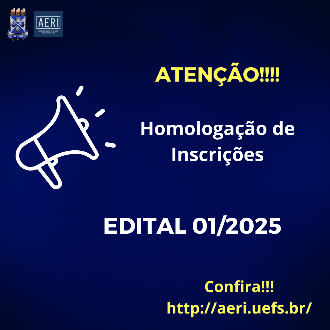 HOMOLOGAÇÃO DE INSCRIÇÕES - EDITAL 01/2025