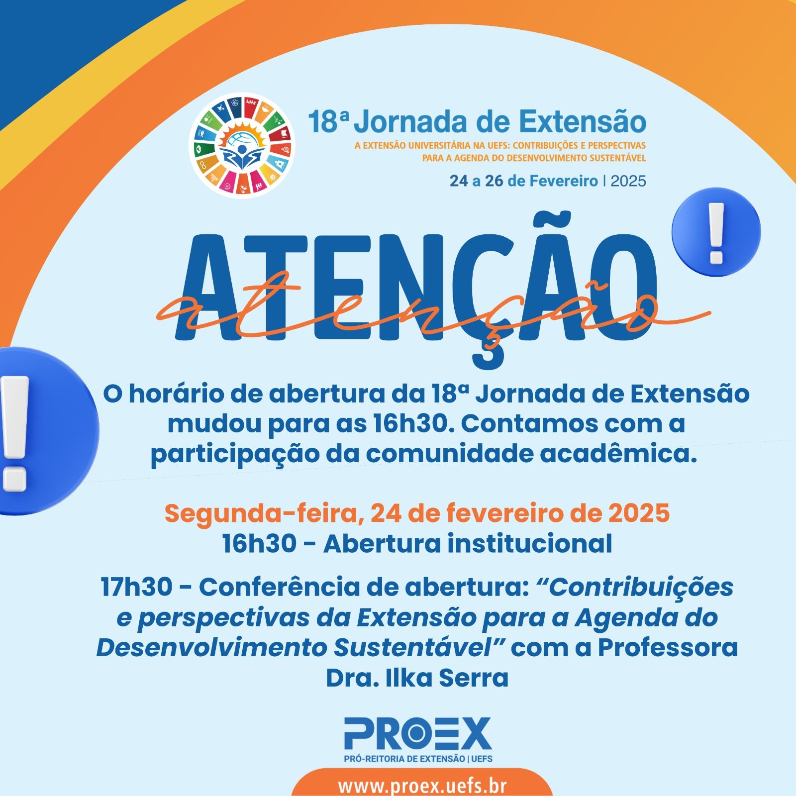 18ª JORANADA DE EXTENSÃO DA UEFS