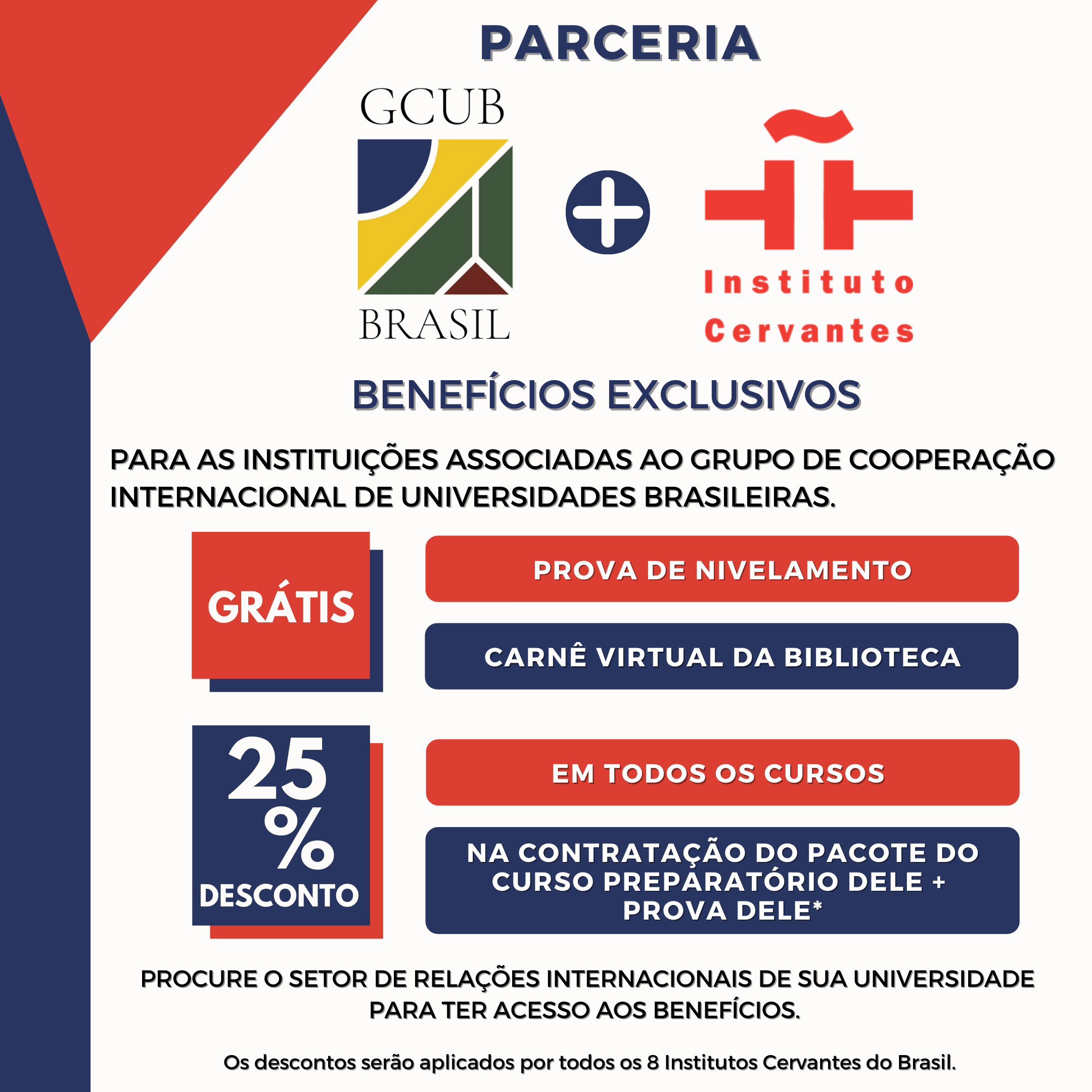 Benefícios Exclusivos do Instituto Cervantes para a Comunidade Acadêmica UEFS - AGOSTO/2025